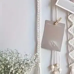 

Зажим для фотодисплея в стиле бохо, изысканная кисточка ручной работы, настенное украшение, инструмент для хранения фотографий с деревянными зажимами