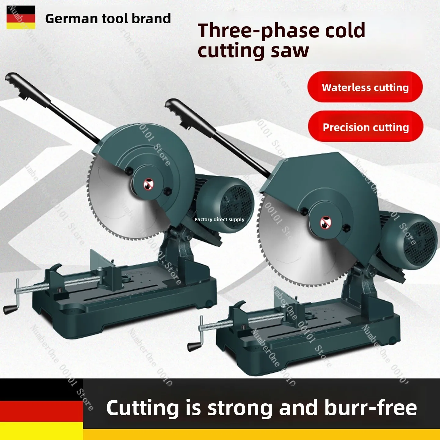 Metal Cold Cutting Machine 400 Type Cold Cutting Saw Steel Bar 380V Three Phase Square Tube Aluminum Profile Square Tube Aluminu