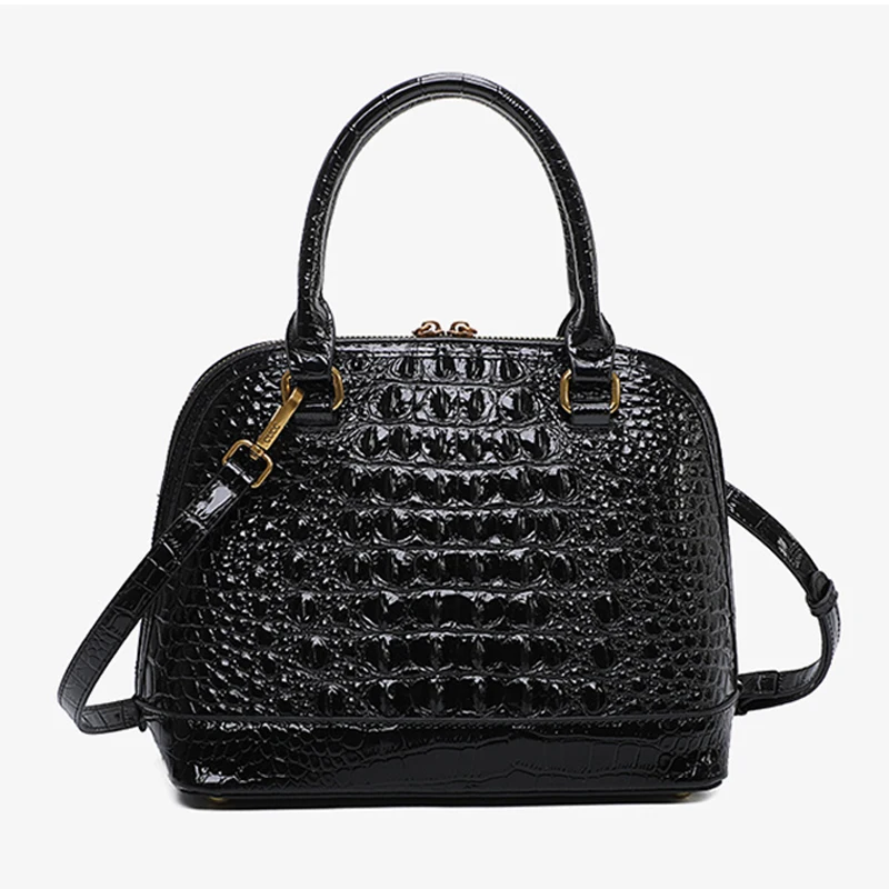 Luxury Women\'s Handbag Crocodile Pattern Women\'s Bag Genuine Leather Shoulder Bag Designer Women\'s Bag Fashion Women\'s Handbag