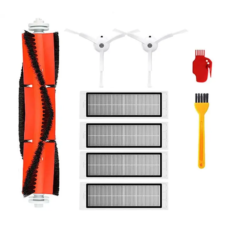 

A98E-Hepa Filter Robot Vacuum Cleaner Roller Side Brush Replacement Parts For Mijia 1 1S Roborock S5 S50 Max Mi