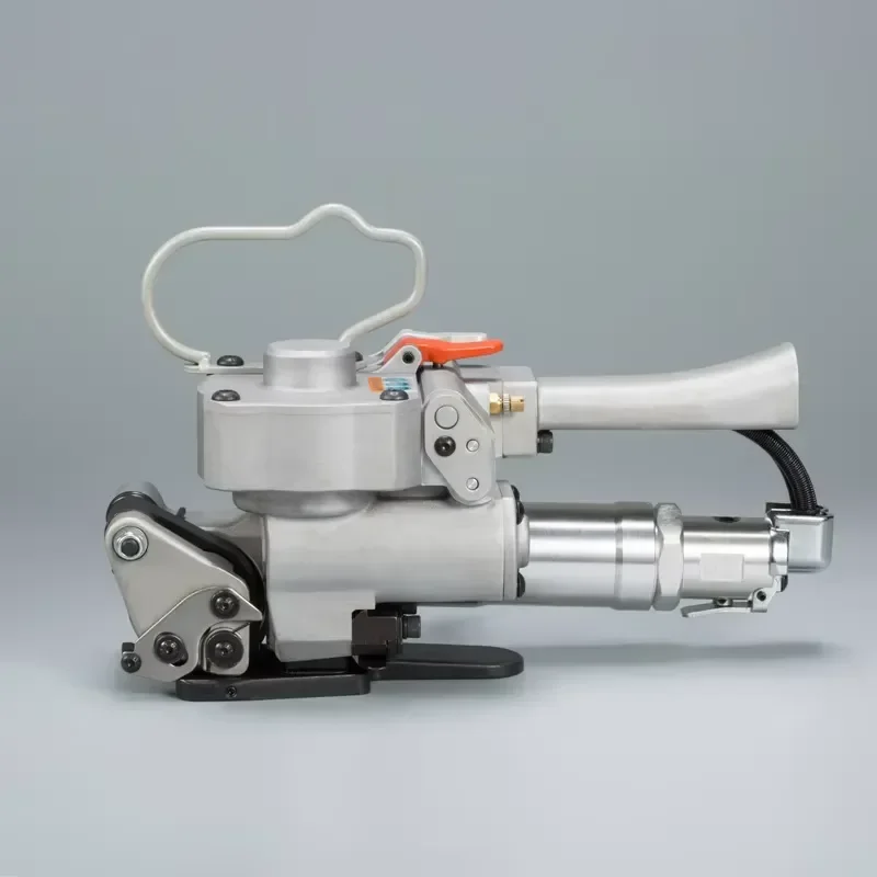 Small Hand Semi Automatic Carton Box Case Pneumatic Tool Handheld Tensioner Pp Pet Strapping Machine