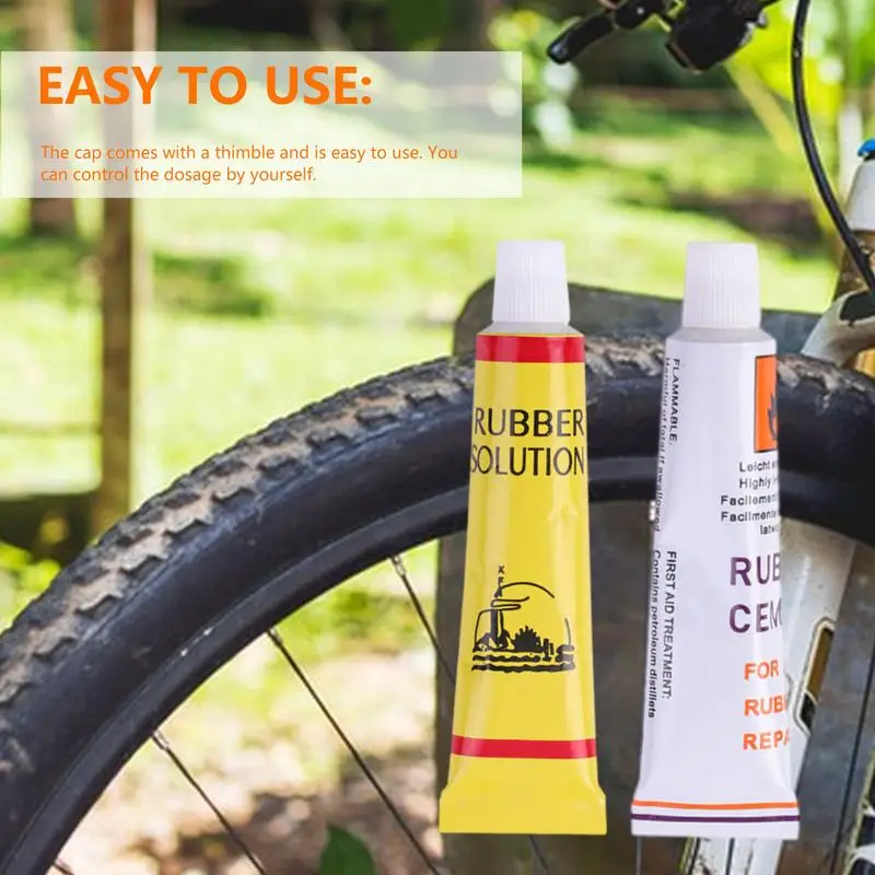 Bicycle Tire Repair Glue Liquid Strong Rubber Glue Wear-resistant Non-corrosive Adhesive Bicycle Inner Tube Tire Patch Repair