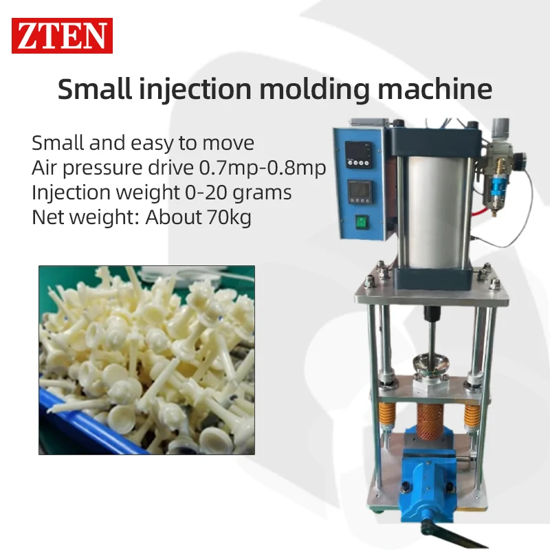 ZTEM Laboratory-Use Injection Molding Machine 20g High Quality Vertical Injection Molding Machine Centre For Plastic USB ABS PP
