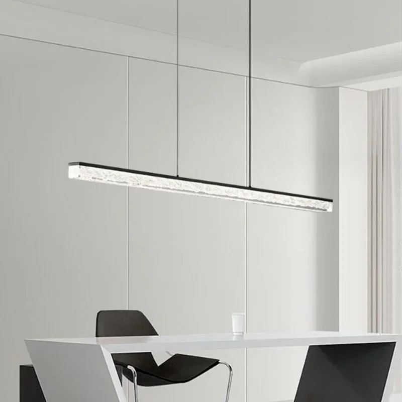 Nordic Minimalistische Woonkamer Kroonluchter Luxe Kristal Led Hanglamp Eetkamer Slaapkamer Verlichting Woondecoratie