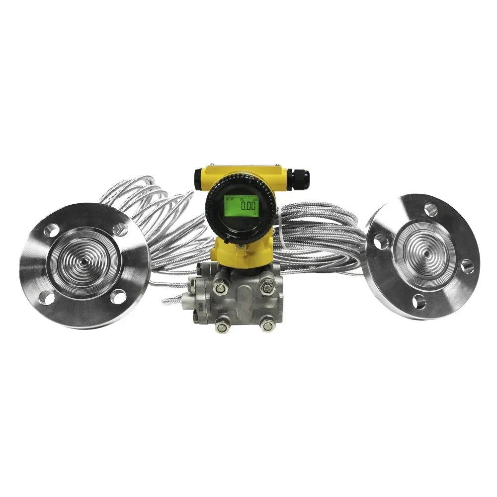 

Двойной фланец с дистанционным уплотнением, мембранный монокристаллический кремниевый датчик уровня давления с капиллярным покрытием