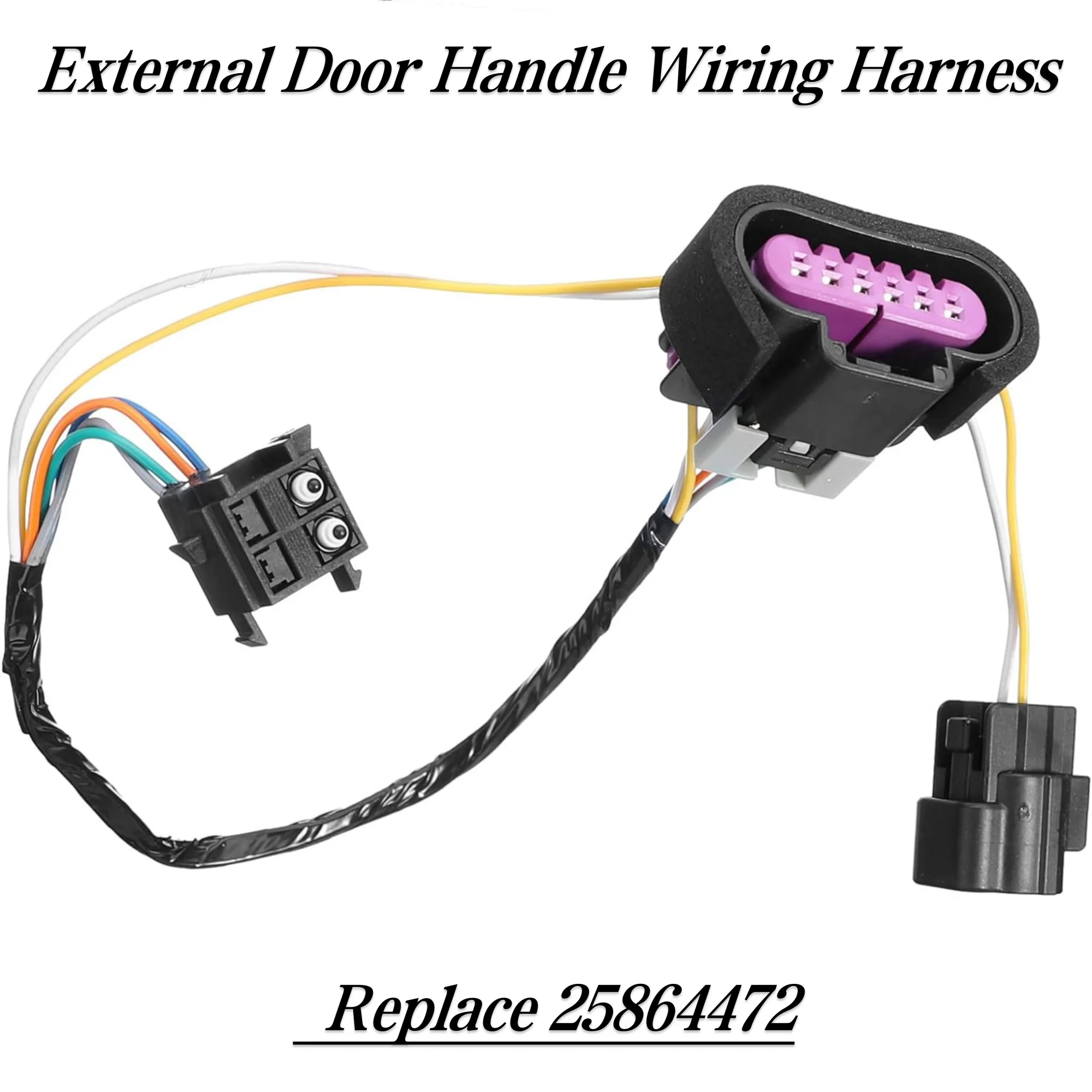 Adaptador de mazo de cables para manija de puerta exterior de coche 25864471   Para interruptores de soporte Sedan Cadillac CTS STS 2008 25864472