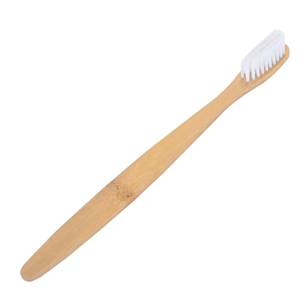 4 Pcs Plaque Removal Toothbrush Healthy Gums Bamboo Charcoal Decay Prevention Woodiness Wooden with Non-toxic Materials