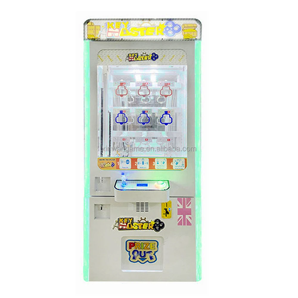 Lucky Key Master 9/15 Holes Arcade Game Machine Mini Coin Pusher Prize Vending Skill Game With Redemption Features