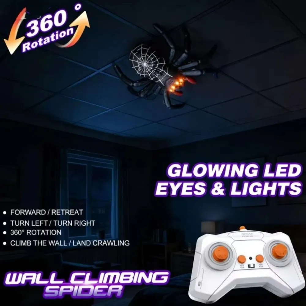 Remote Control Wall Climbing Lizard 360 Rotation Biomimetic Remote Control Gecko Realistic Electric Simulation
