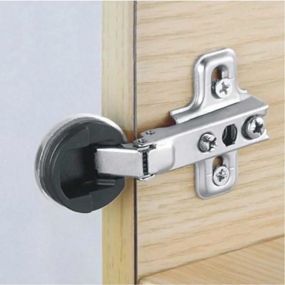 2PCS Interior Connector No Hole Glass Door Hinge Furniture Supplies Window Accessories Cabinet  Hinge Clip