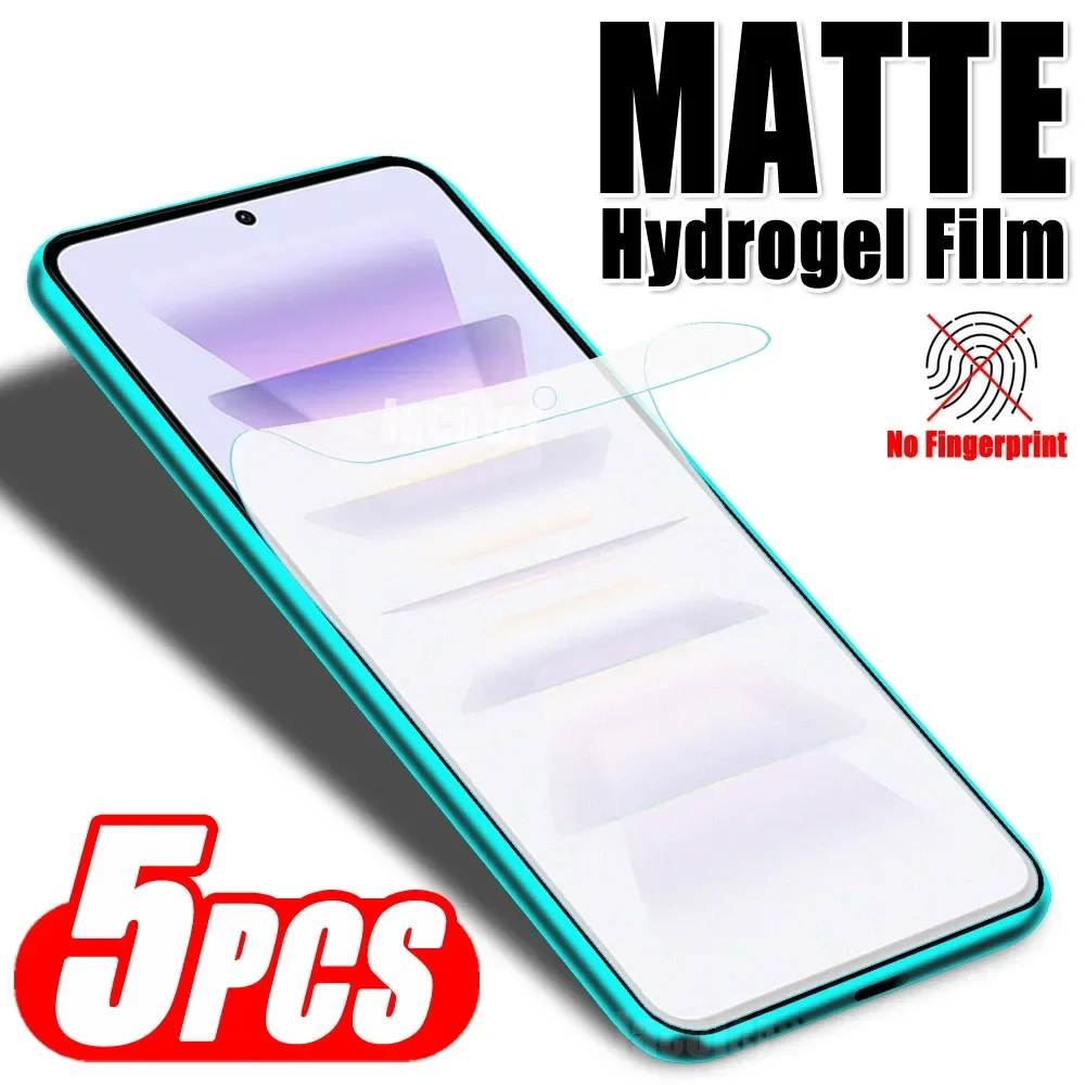 

5pcs Matte Full Cover Hydrogel Film For Xiaomi Redmi K60E K60 K50 Pro Ultra Gaming Extreme K50i K50G K 50 60Pro Screen Protector