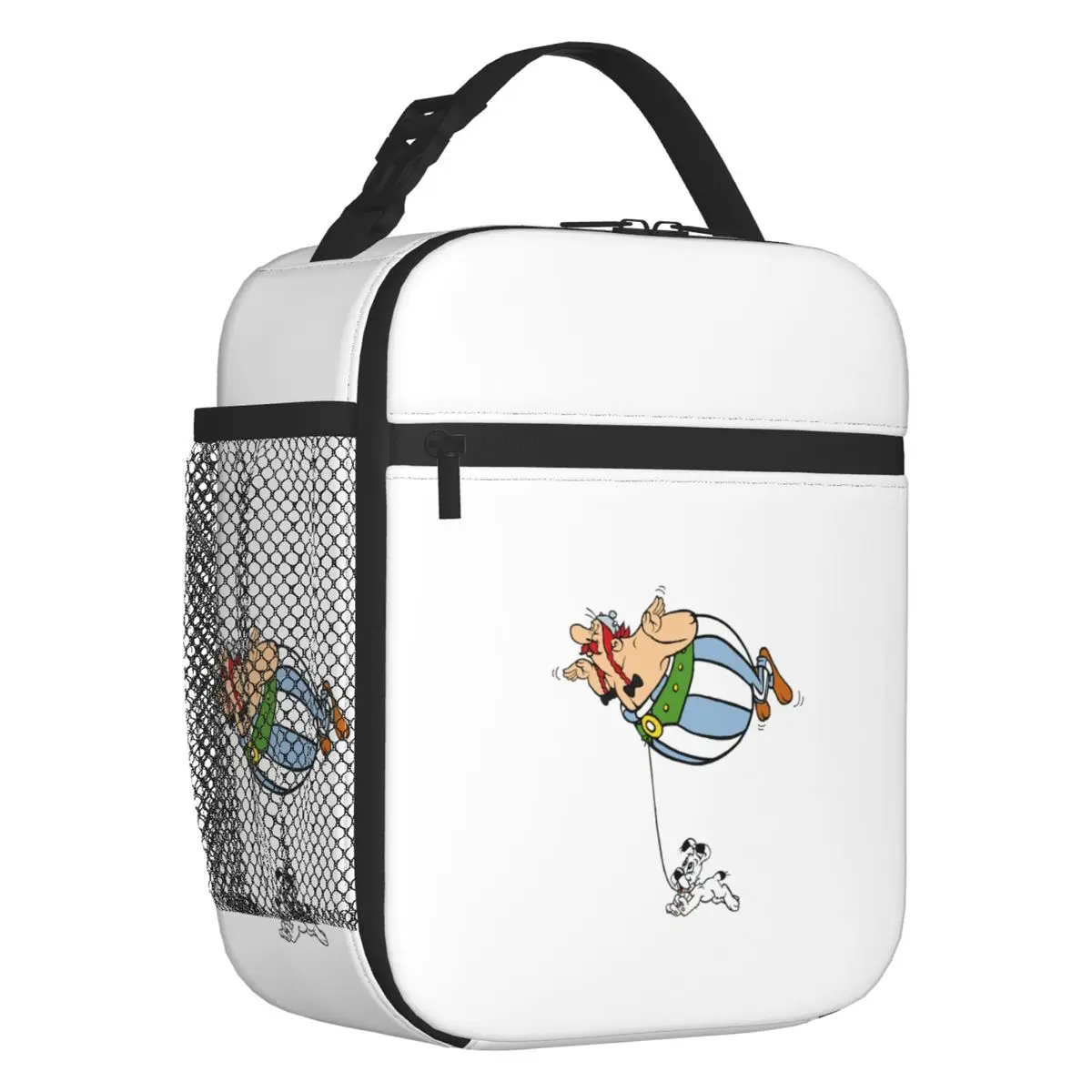 Asterix And Obelix Insulated Lunch Bags Women Adventure Manga Dogmatix Resuable Thermal Cooler Food Lunch Box Work School Travel