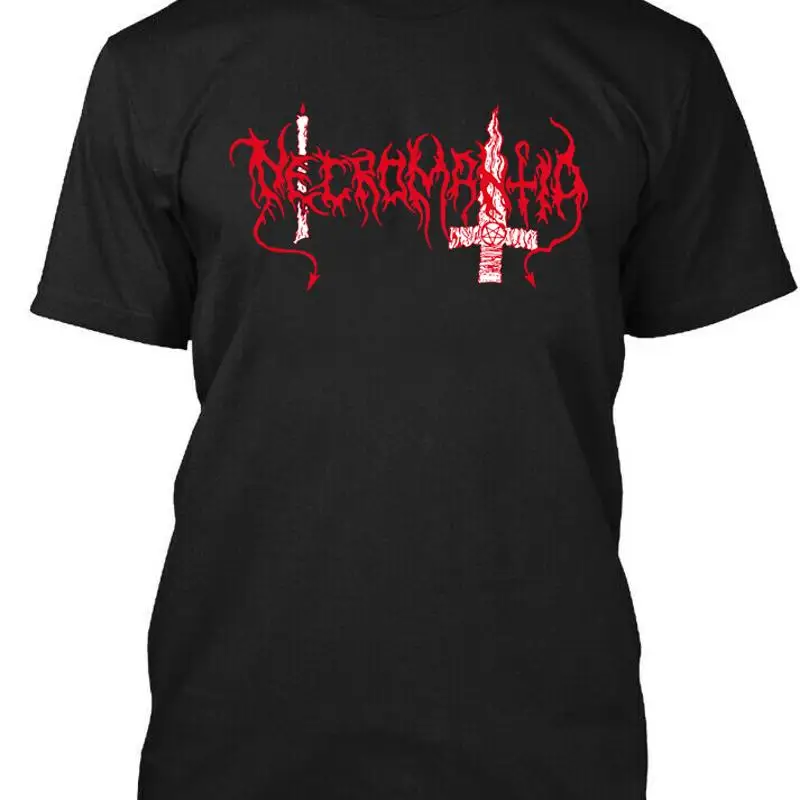 جديد شعبي Necromantia اليونانية خمر الكلاسيكية شعار تي شيرت حجم S 4Xl