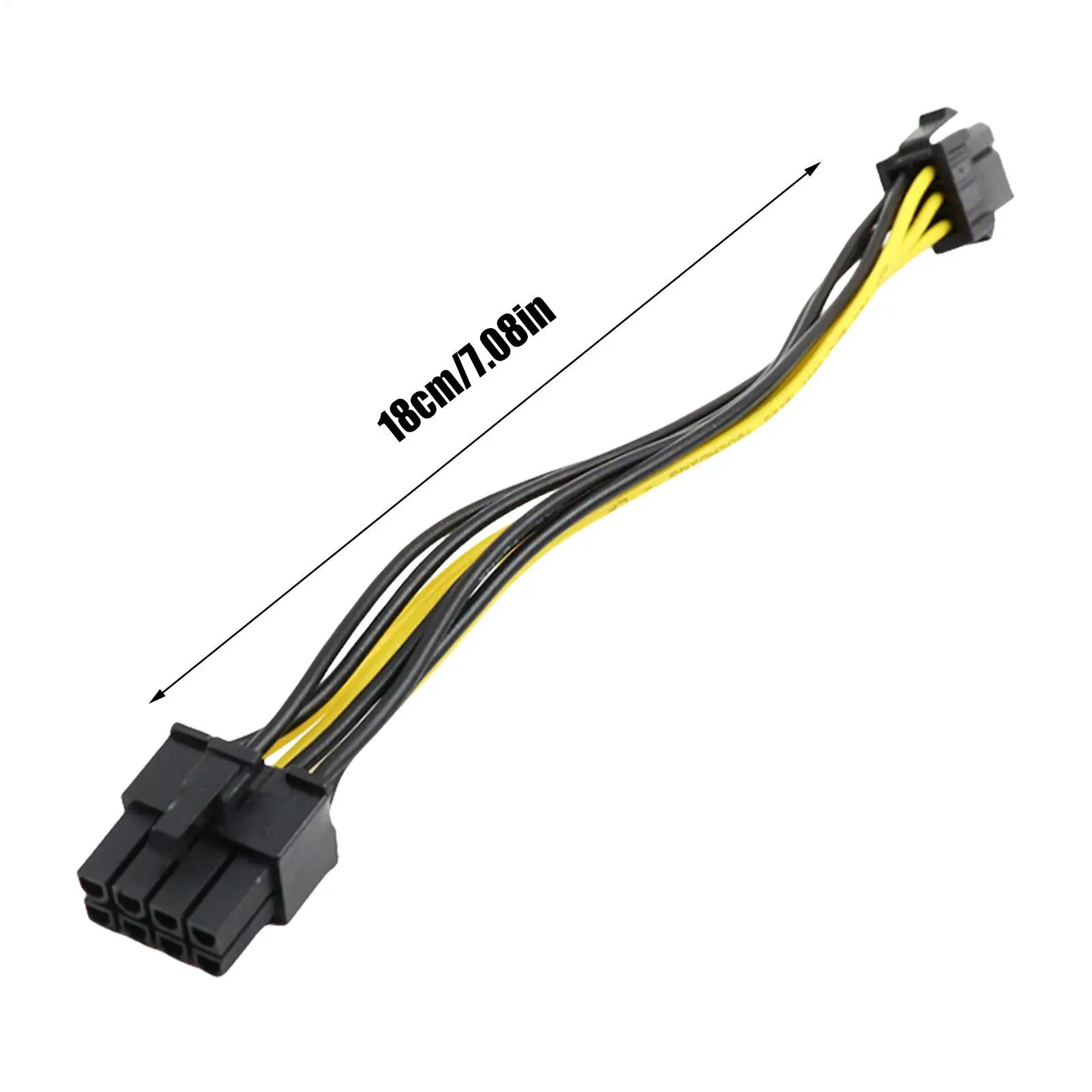 18 см 6-контактный разъем на 8-контактный разъем PCI Express Кабель преобразователя мощности Процессор Видеокарта 6-контактный на 8-контактный кабель питания PCIE