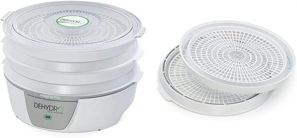 

Electric Food Dehydrator with Removable Trays for Drying Fruits, Vegetables, Herbs, and More – Compact Design, Energy