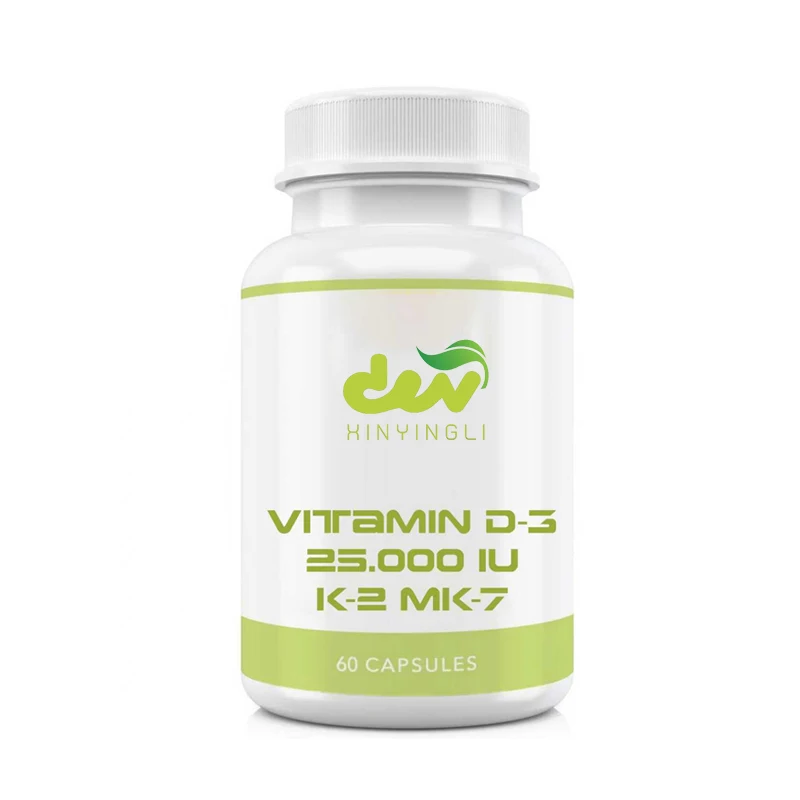 

Vitamin D-3 25000 IU+K2- High Potency D3 Containing Vitamin K Bone and Immune Support Supplements