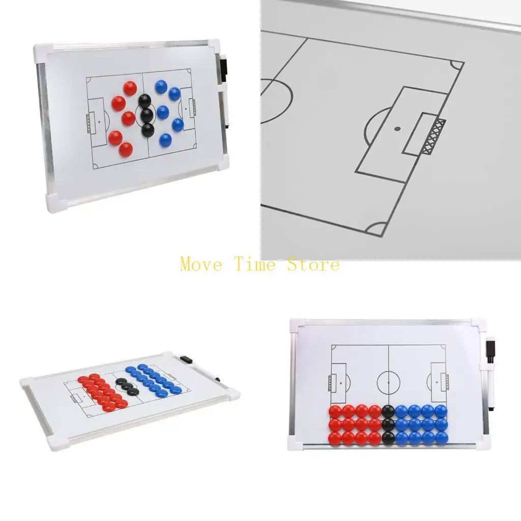 

92ME Professional Soccer Coaching Board Wall Mounted Aluminum Alloys Tool For Team Sports Strategy