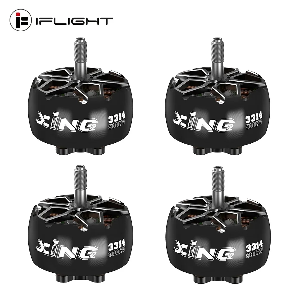 IFlight XING2 3314 900KV Brushless Motor 5mm Shaft Compatible 10-13inch Propeller for RC FPV Freestyle Drone