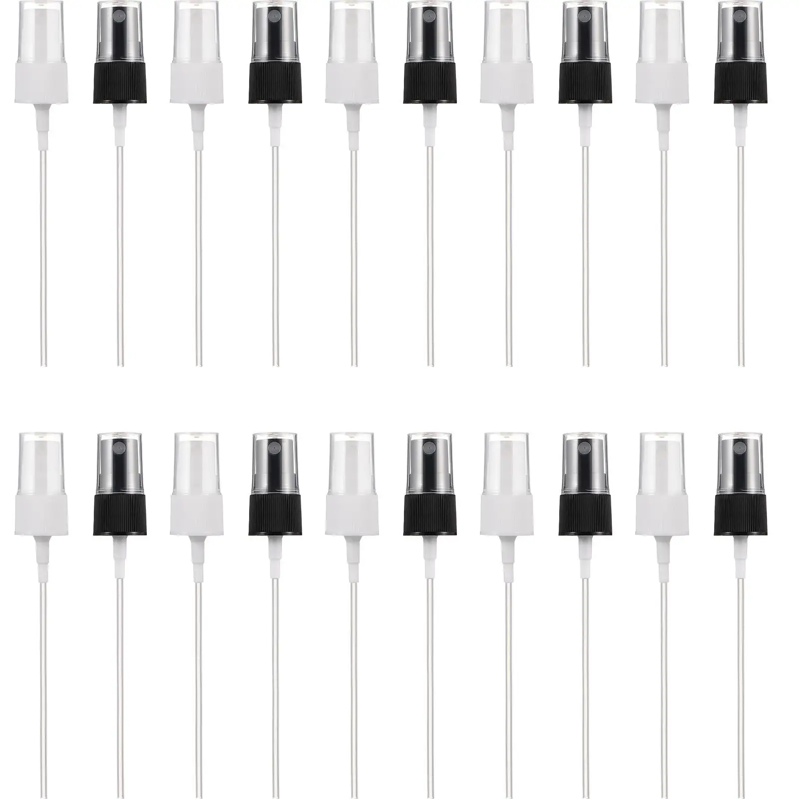 

20PCS Spray Head Continuous Bottle Sprayers Replacement Heads Travel Perfume DIY Bathroom Mini Compact Safe Durable