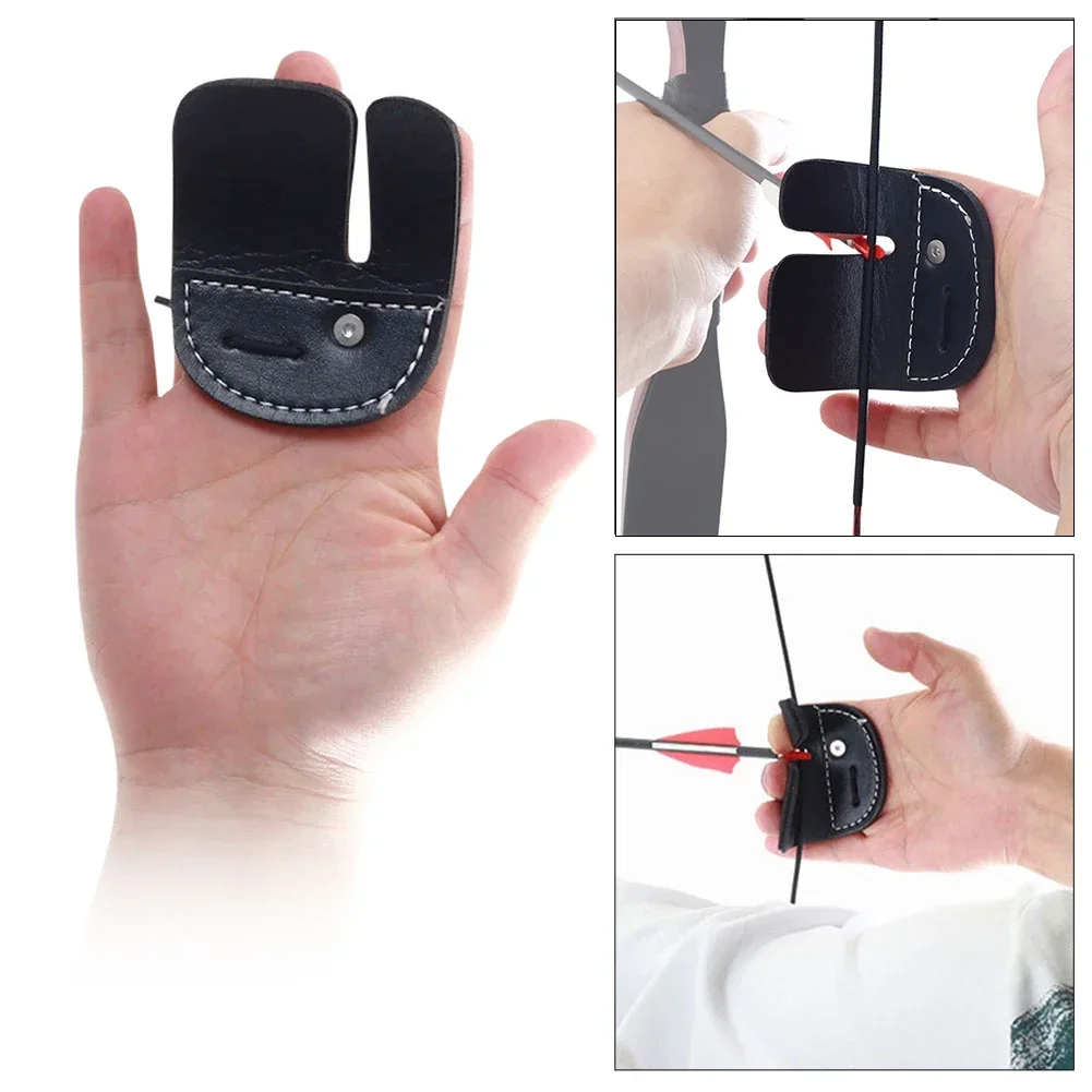 واقي إصبع الرماية، معدات ممارسة الرماية، طبقة مزدوجة لصيد أقواس منحنية