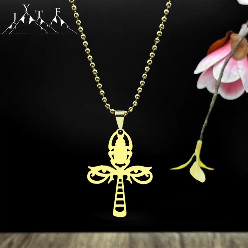 

Ancient Egypt Mythology Eye of Ra Horus Symbol Ankh Cross Car Decorate Pendant Vintage Stainless Steel Amulets Jewelry﻿