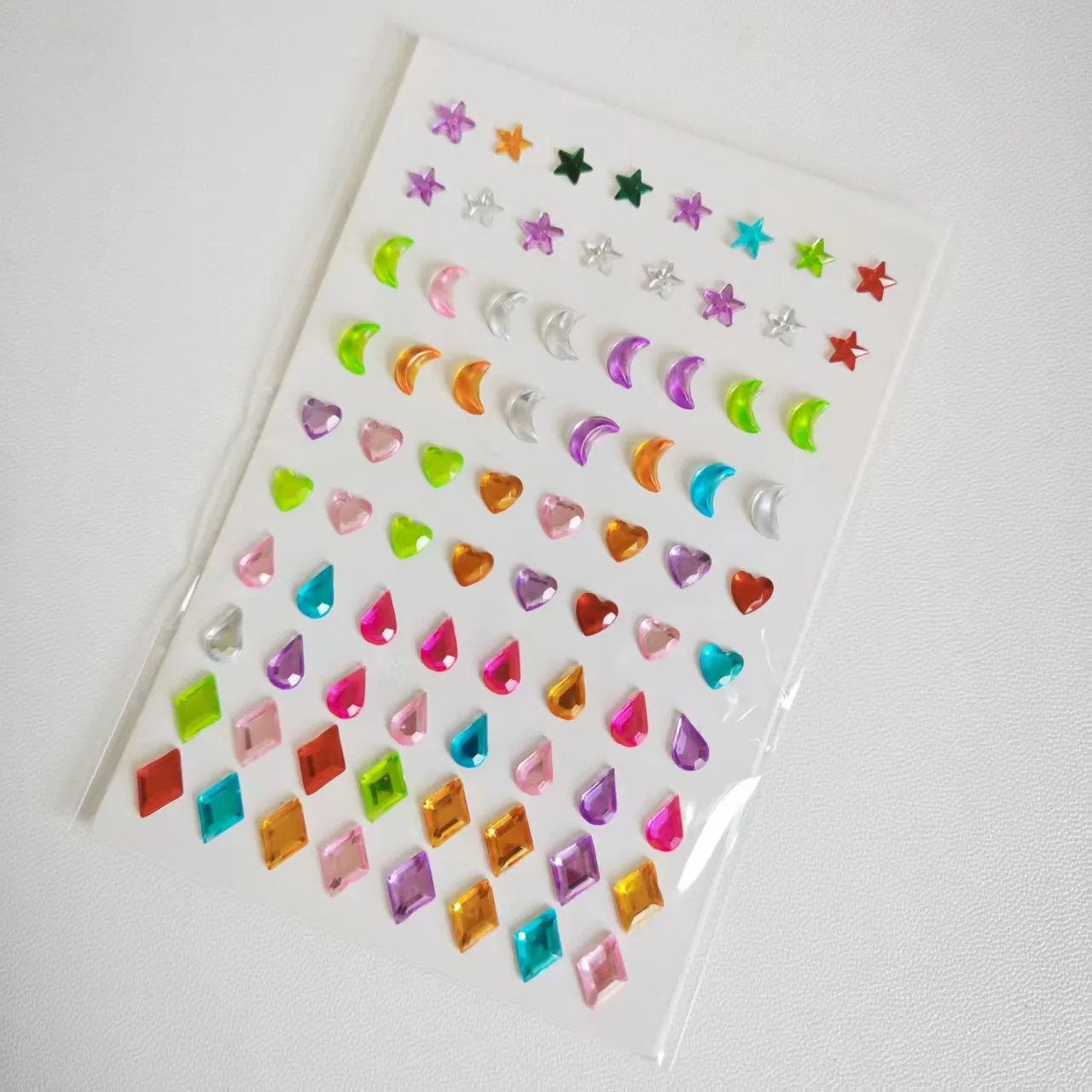 Acrylic 3D Gem Sticker Art Cross Border Phone Stickers for Handmade Creative DIY Crystal Decoration Craft Supply