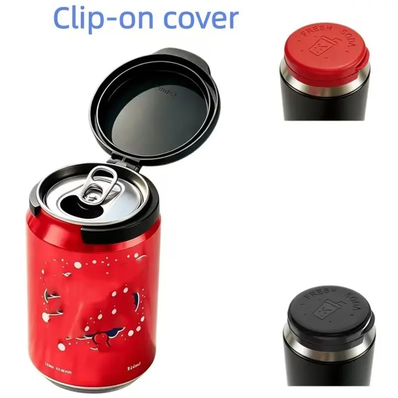 ABRU-Easy Open Can Lid Reusable Soda Can Lid Beverage Lid Beer Bottle Cap