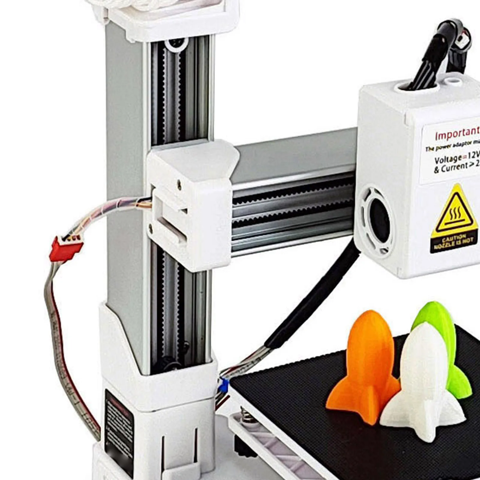 Small 3D Printer User Friendly Setup Efficient Frequency Division Multiplexing 3D Printer All Metal Nozzle for Model Making