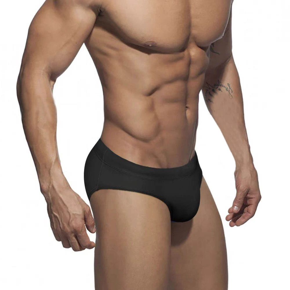 

Мужские трусы для плавания, мужские сексуальные купальники с подкладкой на шнурке, плавки для серфинга, пляжные шорты, удобная сумка для нижнего белья, быстросохнущая