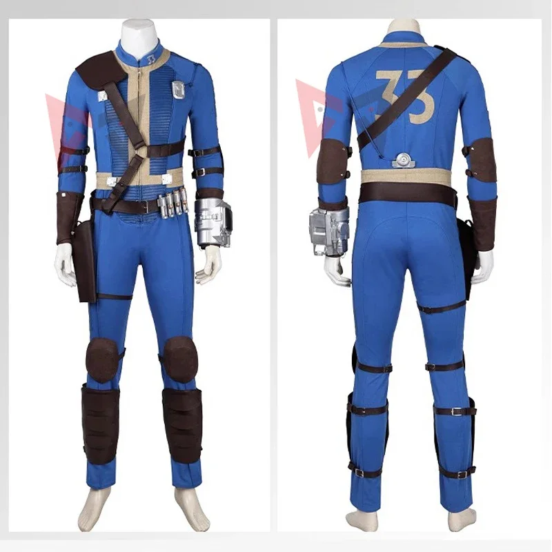 New Movie Fallouting Season 1 Cosplay Costume  Blue Jumpsuit Prop Accessories To Choose For Game Party Custom Made