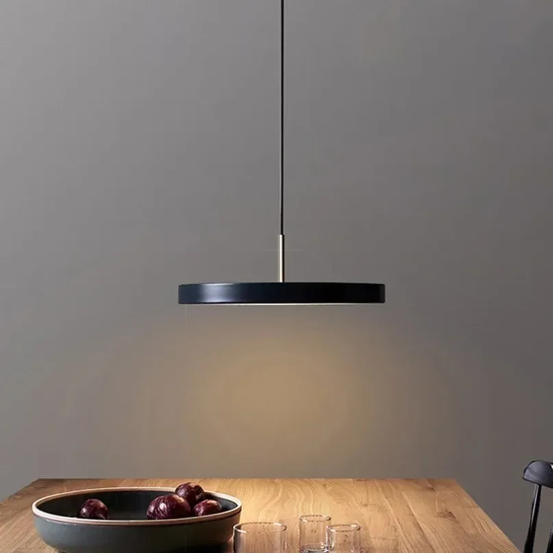 2025 Modern Minimalist Pendant Light LED Disc Lights Study Decor Replica Design Lamp For Bedroom Living Room Office Home Design
