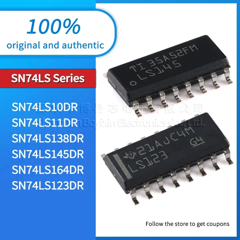 

SN74LS10DR SN74LS11DR SN74LS138DR SN74LS145DR SN74LS164DR SN74LS123DR original genuine