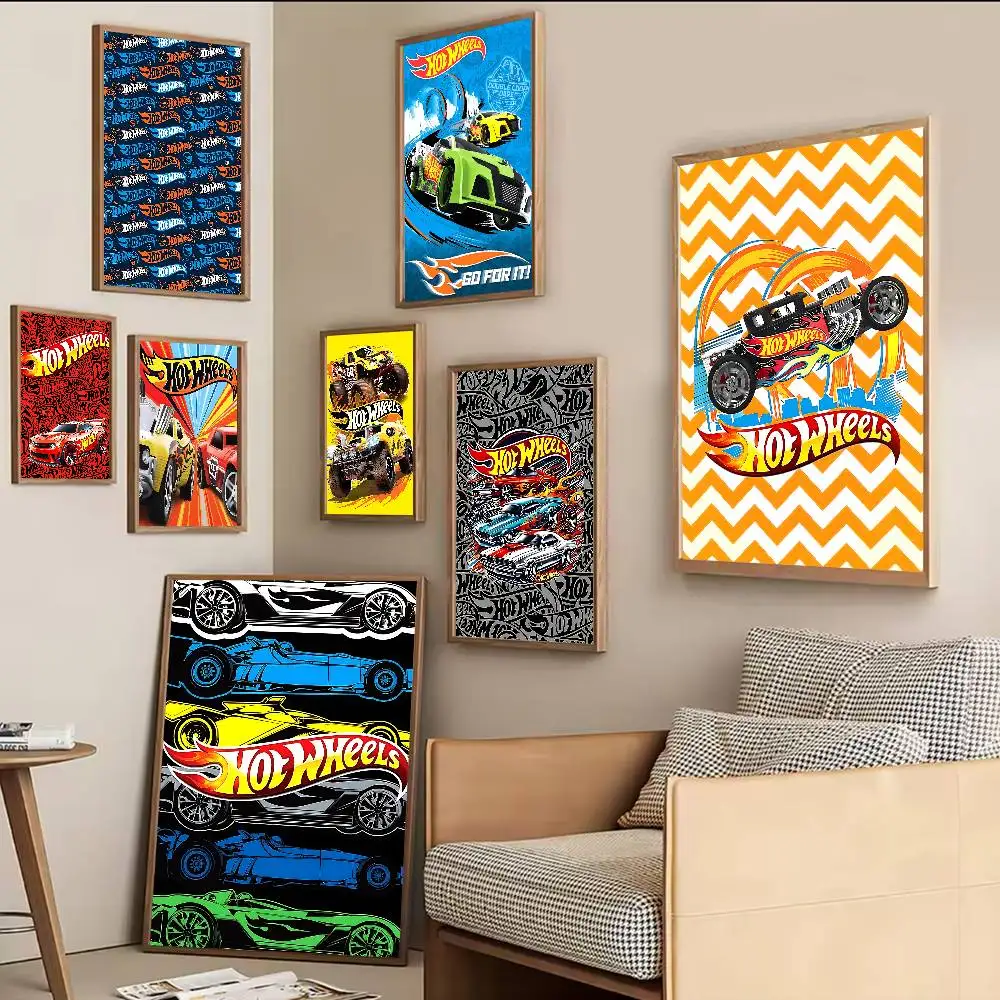 Super Car H-hot W-wheels Good Quality Prints and Posters Whitepaper Prints Posters Artwork Wall Decor