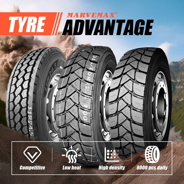 295 75 225 إطارات الشاحنات الثقيلة إطارات الشاحنات التجارية 295 75 22.5 16PR جميع المواضع أو الإطارات التوجيهية llantas #5