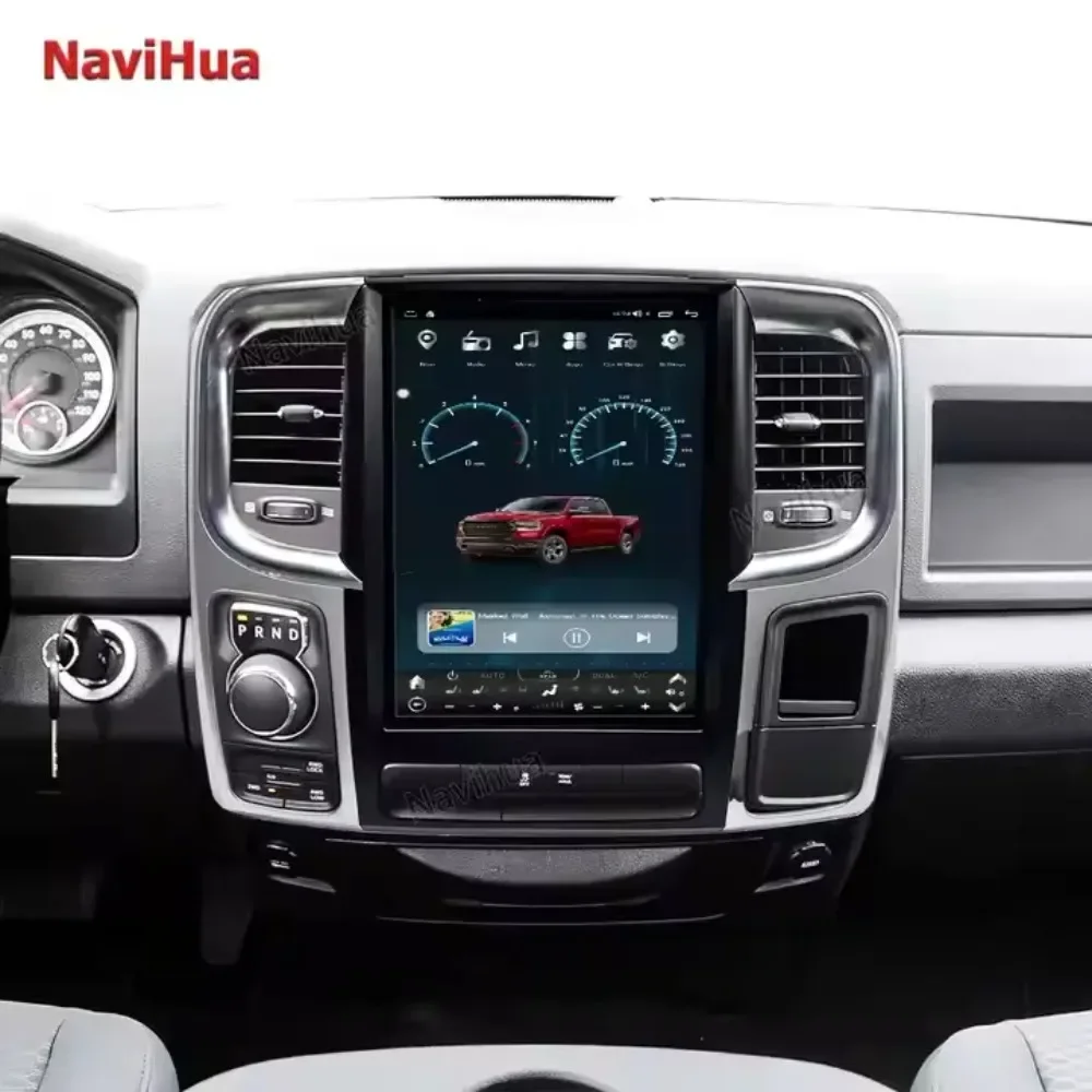 

Navihua Android мультимедийное автомобильное радио GPS-навигация авторадио стерео головное устройство Carplay DSP для Dodge RAM 2013-2018