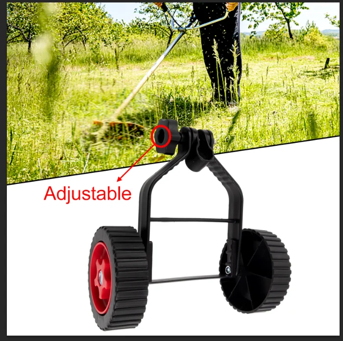 

Trimmer Wheel Set Grass Eater Grass Cutter Lawn Mower Support Wheels Set Trimmer Auxiliary Wheels For Mower Gardening Works