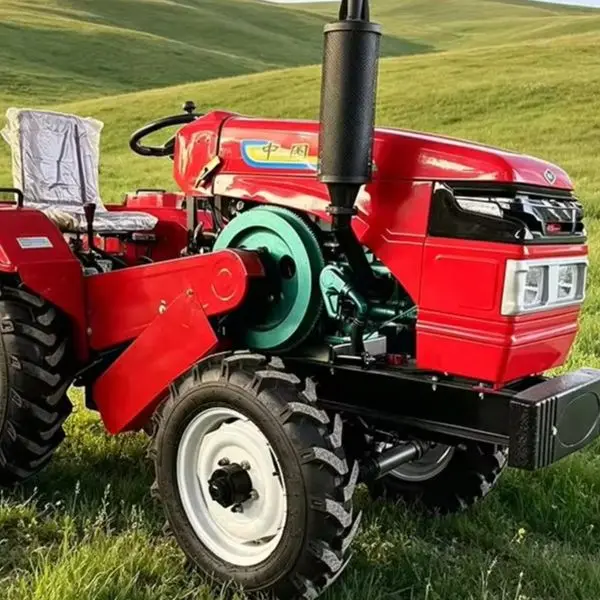 Customized Easy Assembly Four Wheel Rotary Tiller, Wheel Cultivator & Ride-On Plowing Equipment