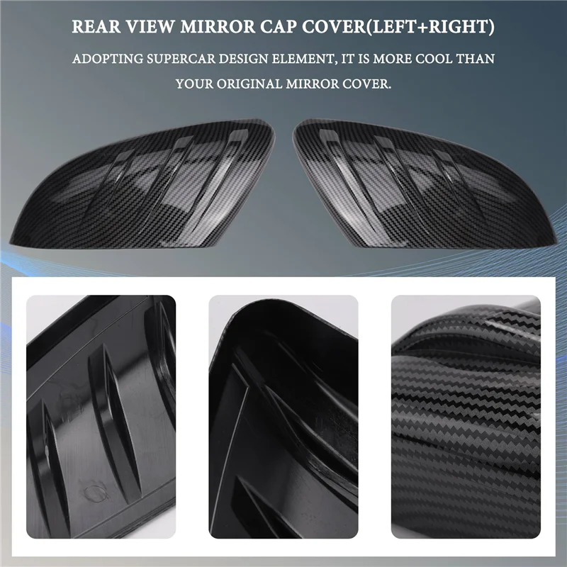 

Powerful Carbon Fiber Car Side Rearview Mirror Cover For Honda Civic 2016-2020 Door Mirror Cover