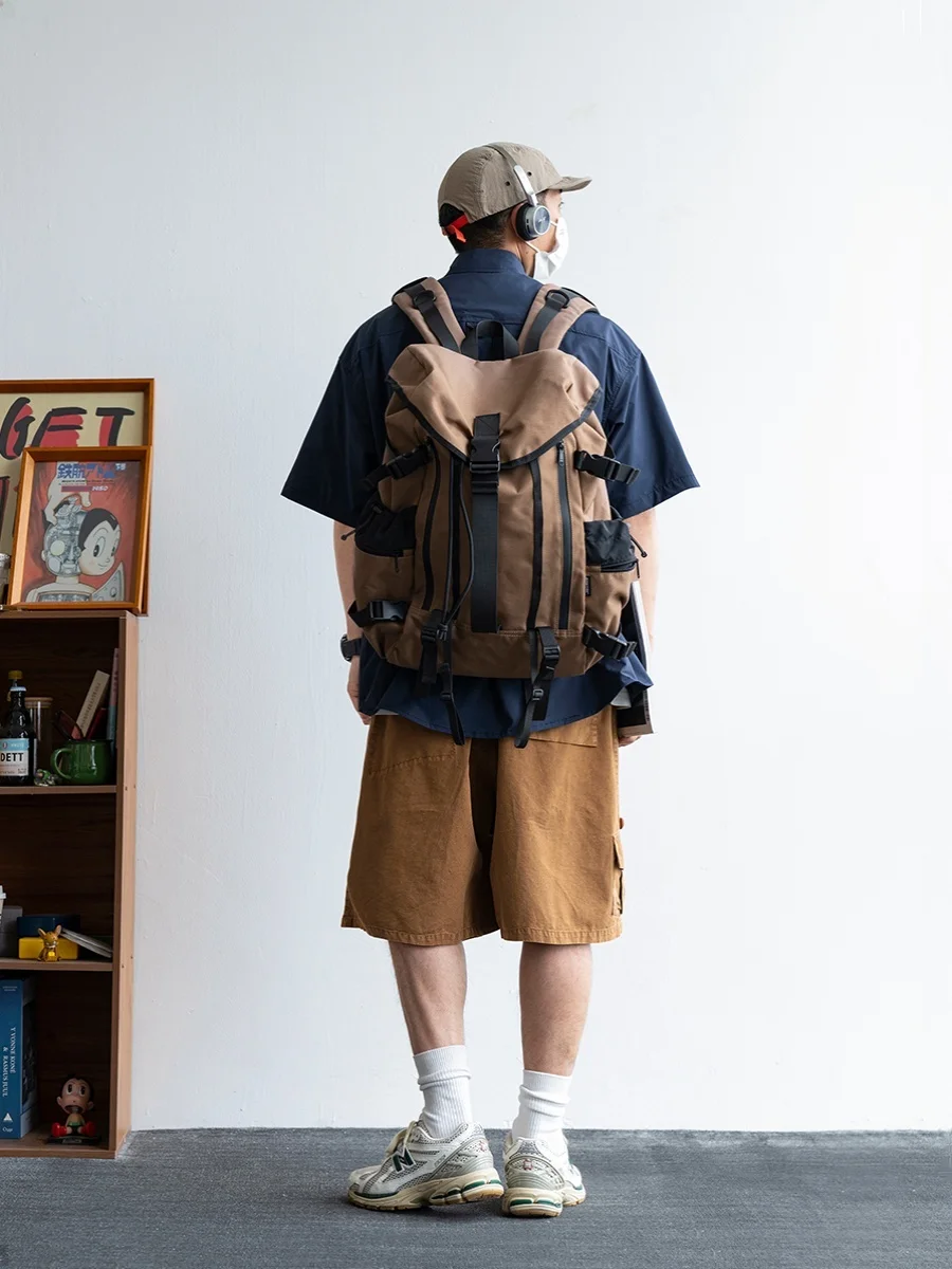 

Retro Japanese Sle Loose Fit ort Sve irt for Men Outdoor Summer Casual Polyester Fiber f Sve Button down