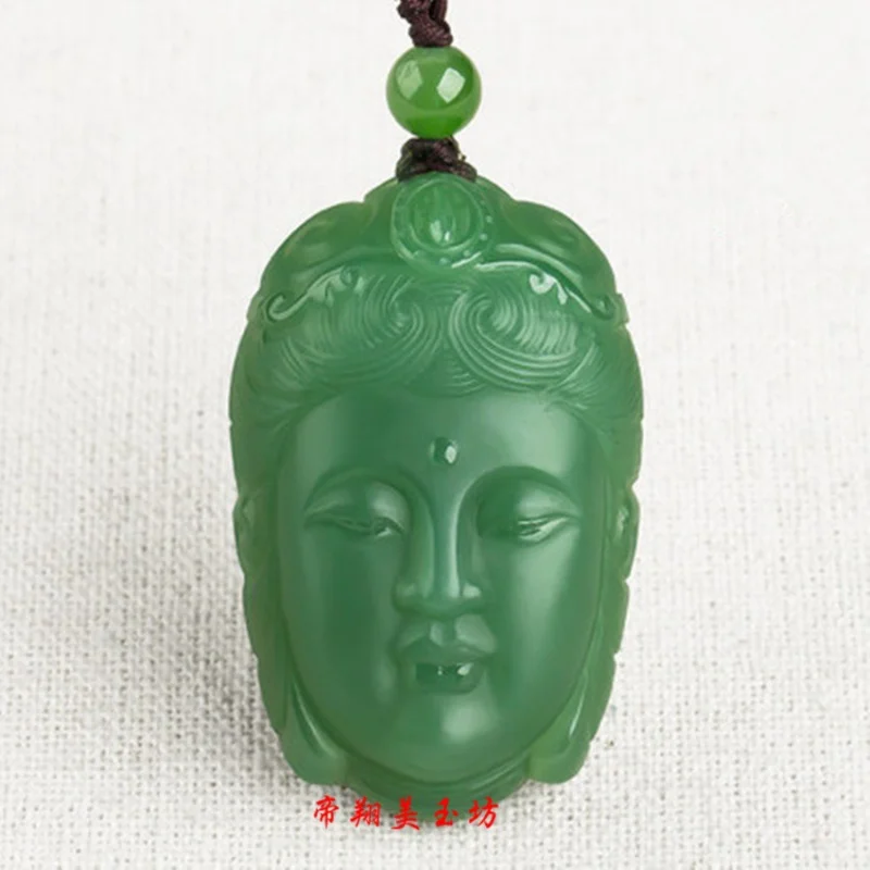 Hetian Jade Pendant Jasper Guanyin Avatar