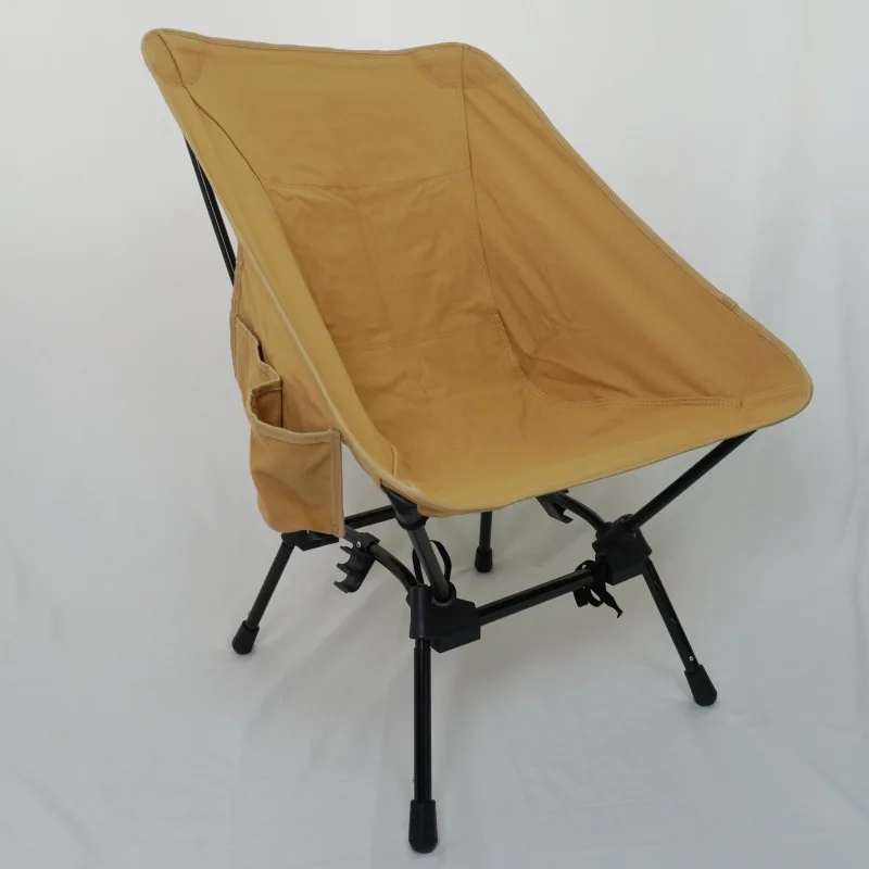 Sturdy Aluminum Oversized Folding Beach Moon Chairs Outdoor Fishing 600D Polyester Camping Chair Outdoor Portable Camping Chair
