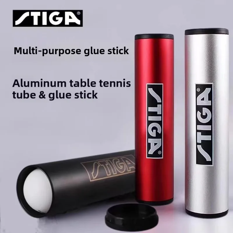 STIGA table tennis racket metal glue roller, glue presser, racket adhesive, tubular ball box, simple multi-functional box