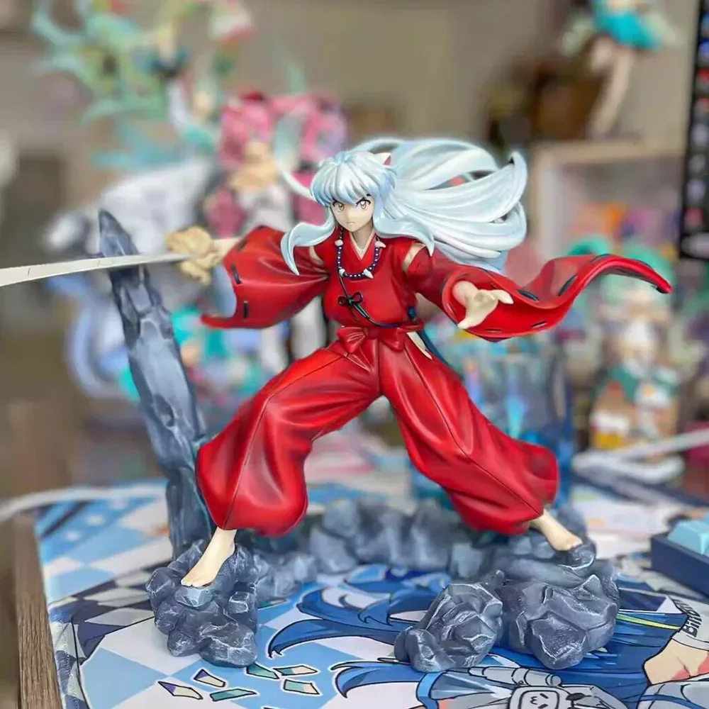 

Inuyasha 20 см Sesshomaru Kagome Zhuye Kawaii Аниме Фигурка Gk Статуя Модель игрушка женская коллекция офисные украшения подарки