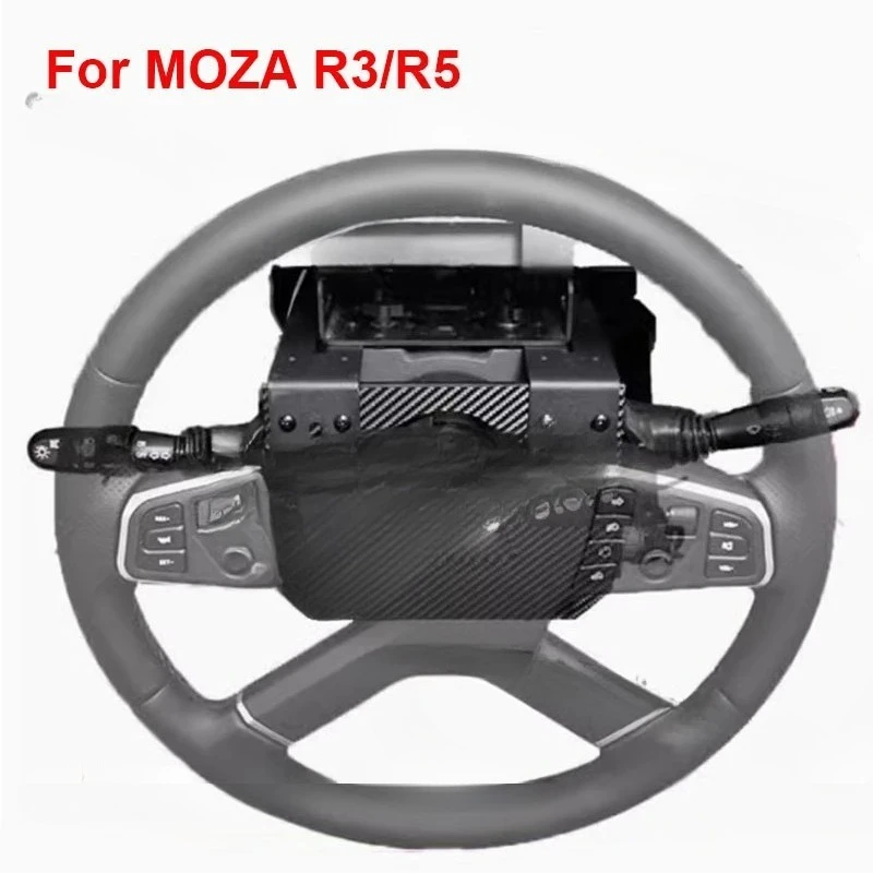Simulation Racing Euro Card Turn Signal Wiper Switch Kit for Truck Gaming Steering Wheel for Moza R3/R5