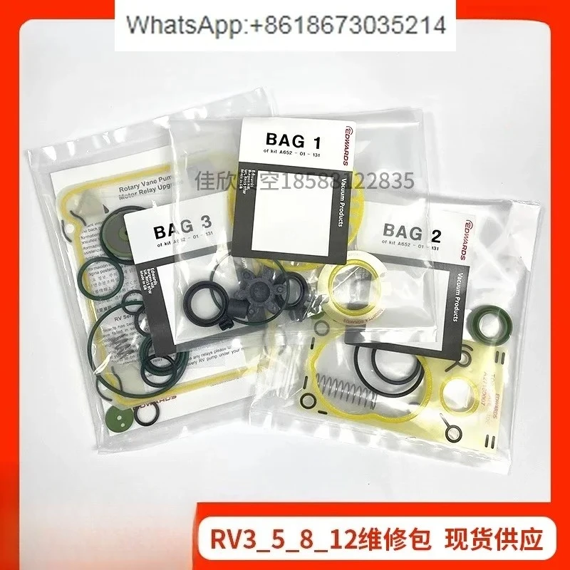 RV3_RV5_RV8_RV12 Vacuum Pump Repair Kit A65201131 Gasket Cover