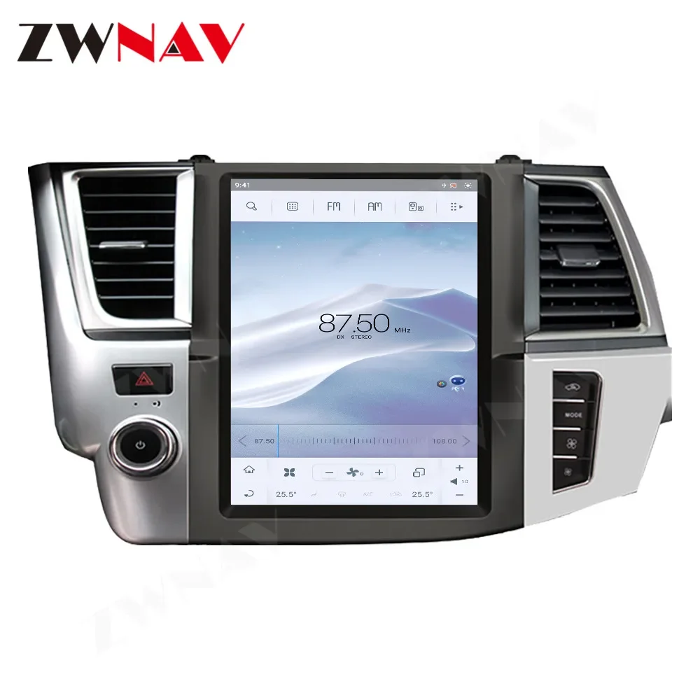 Android Car Radio for Toyota Highlander 2014-2018 GPS Navigation Multimedia Player Stereo Head Unit Auto Audio Receiver Display