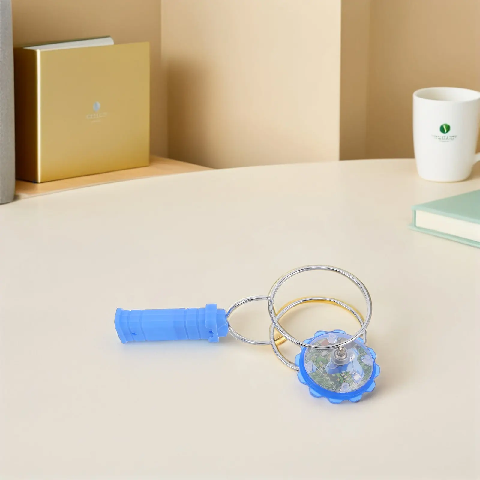 

8Pcs Light Up Spinning Tops Glow Flashing Handheld Gyroscope Party Favors Glow in Dark Carnival Novelty Toddler Spinning Toy