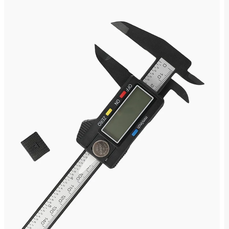 150MM Digital Vernier Caliper Plastic Measuring Tools With Lcd Display For Students Engineers Mini Precision Digital Ruler 1/2pc