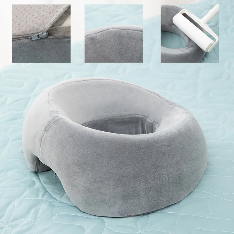 1 Piece Round Supportive Breathable Face Pillow, Available in 5 Colors for Beauty Salons, Polyurethane Filled, Solid Color, Suitable for Store Decor Styles, Compatible with Multiple Store Styles, Daily Choice, Suitable for Home Use view 6