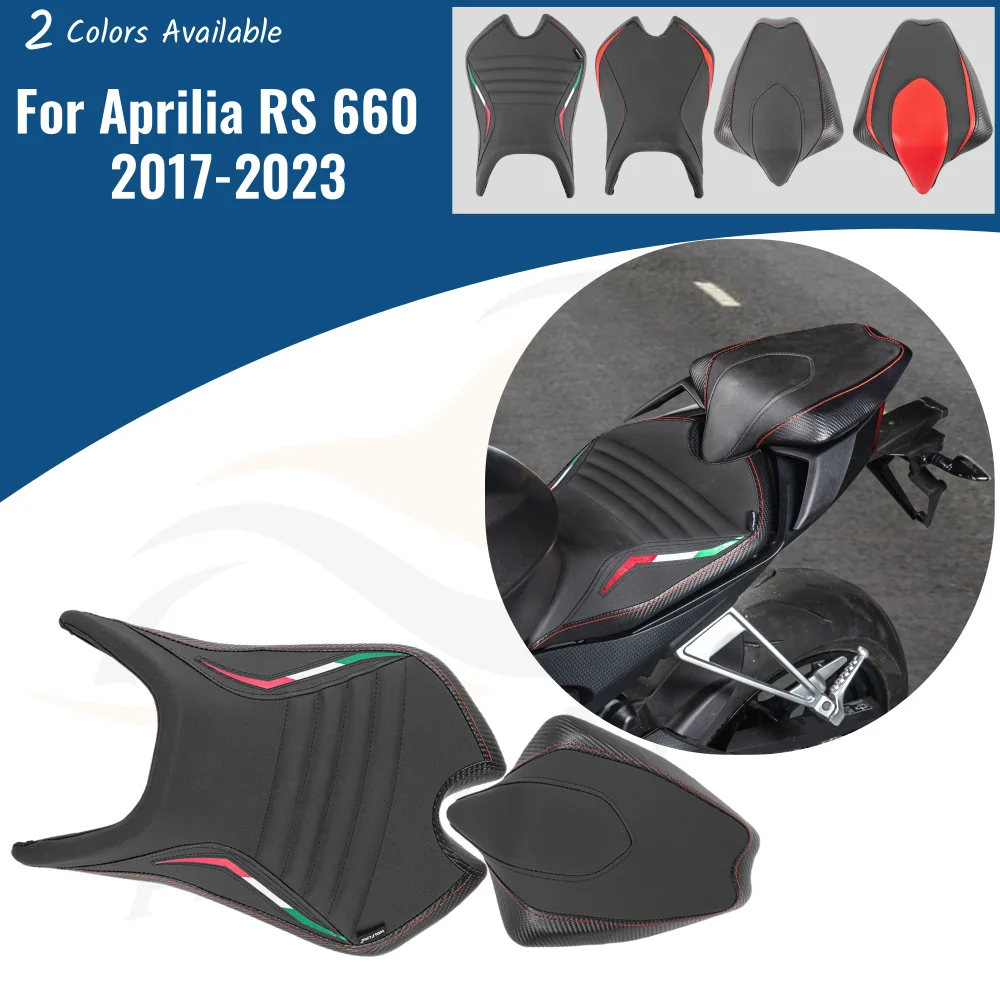 

For Aprilia RS 660 2020-2024 2022 2023 Front Rear Solo Seat Cowl Cushion Pad RS660 Driver Passenger Seat Motorcycle Accessories